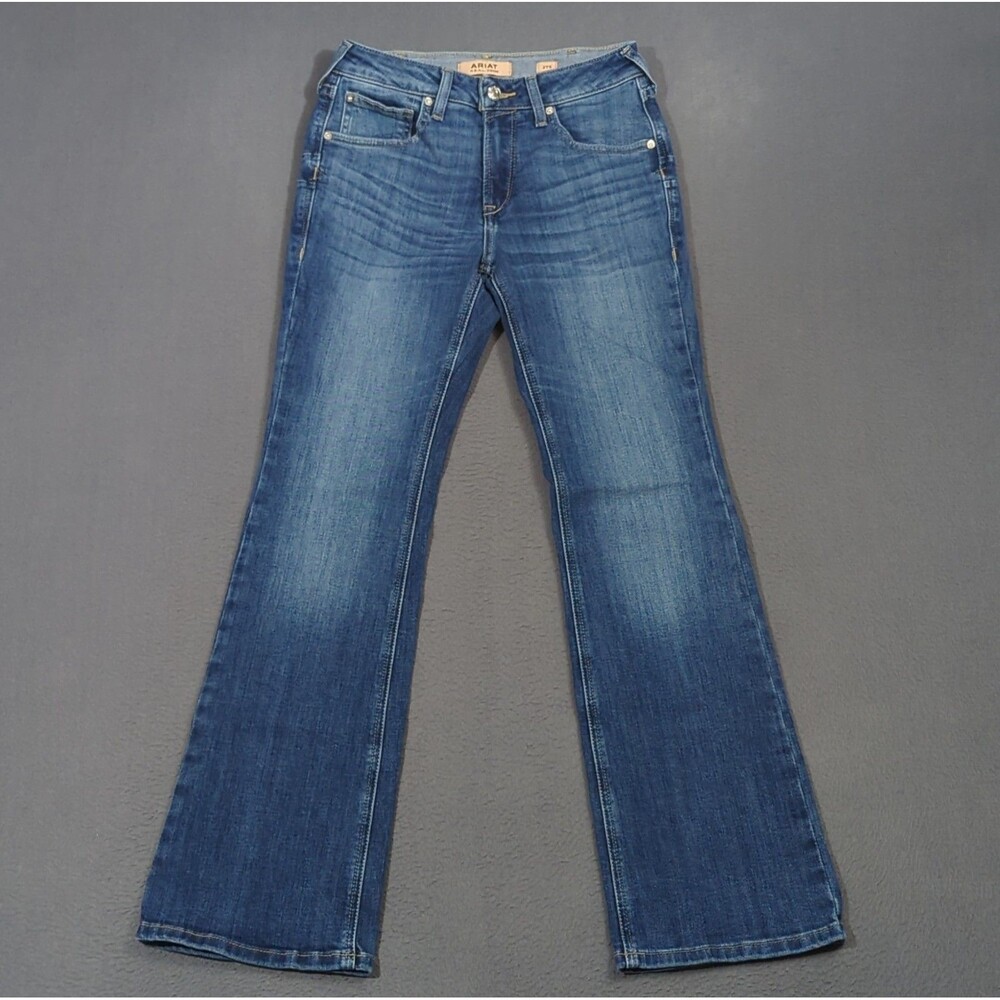 Ariat Jeans Women's 27S Blue High Rise Jessica Boot Cut Western Denim Cowgirl
